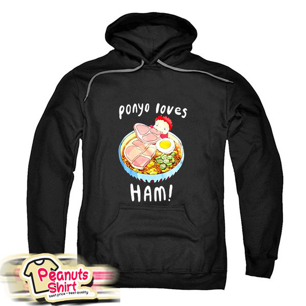 Studio Ghibli Ponyo Loves Ham Hoodie