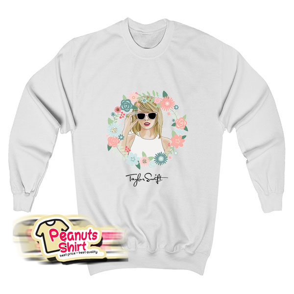 Taylor Swift Flower Sweatshirt