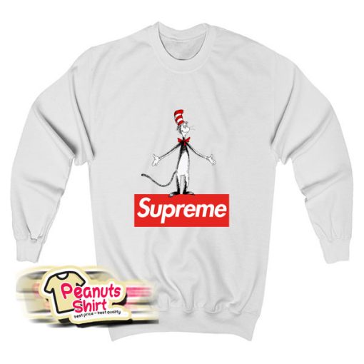 The Cat In The Hat Supreme Red Box Sweatshirt