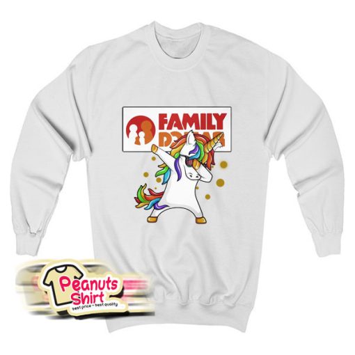 Unicorn Family Dollar Sweatshirt