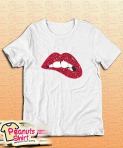 Wholesale Sequin Lips T-Shirt