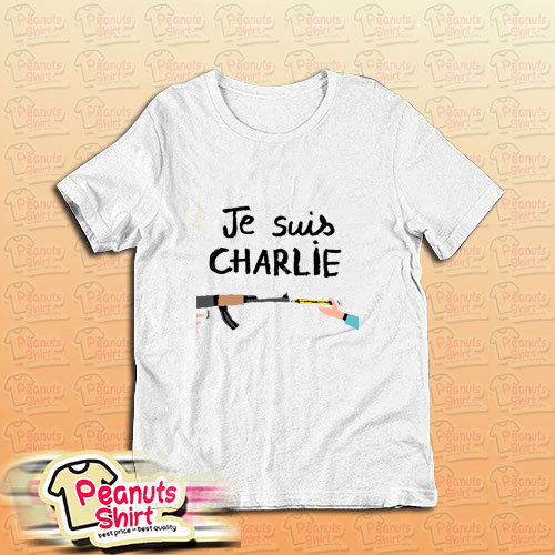 Gun Vs Pencil Je Suis Charlie T-Shirt