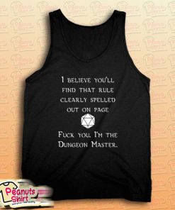 I'm the Dungeon Master Tank Top
