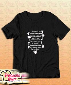 Never Grow Up Disney Lessons T-Shirt