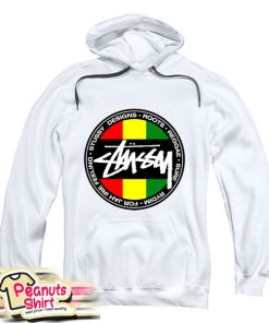 Stussy Roots Reggae Surf Rydim For Jah Irie Feeling Hoodie