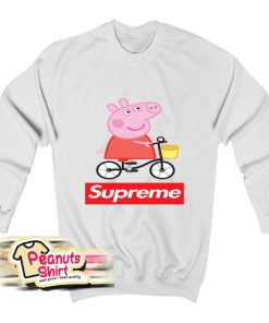 Supreme Peppa Pig Ride A Bike Sweatshirt