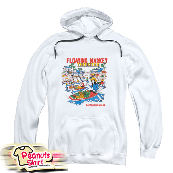 Vintage Floating Market Thailand Hoodie