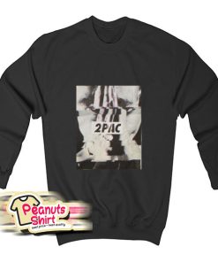 2pac Glitch Photo Sweatshirt
