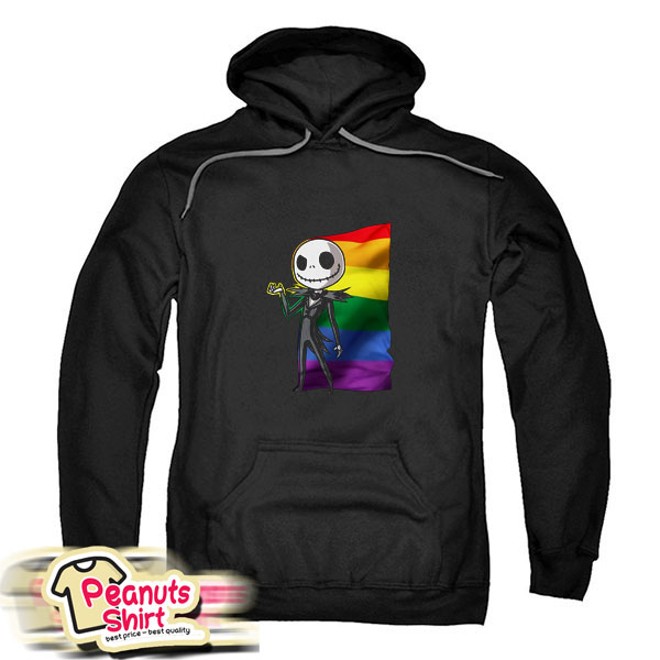 Jack Skellington Lgbt Pride Hoodie