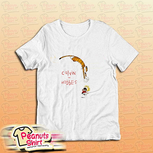 Calvin And Hobbes Funny Jump T-Shirt