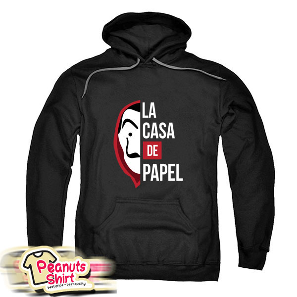 La Casa De Papel Face Hoodie