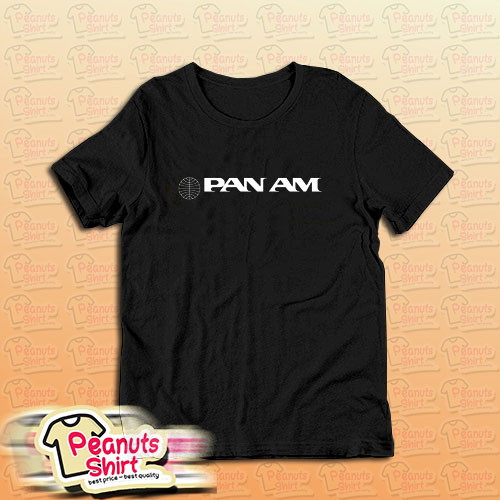 Pan Am Logo World Airways Vintage Airline T-Shirt