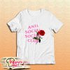 Anti Social Social Club With Rose T-Shirt