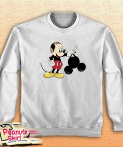 Bald Mickey Mouse Ears Memes Sweatshirt