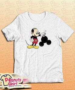 Bald Mickey Mouse Ears Memes T-Shirt