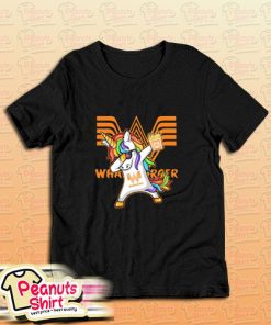 Unicorn Dabbing Whataburger T-Shirt