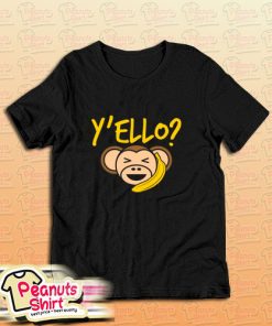 Yello Banana Monkey Lover T-Shirt