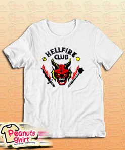 Stranger Things 4 Hellfire Club Skull & Weapons T-Shirt
