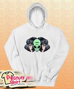 Alien Inside Human Girl Hoodie