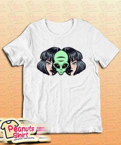 Alien Inside Human Girl T-Shirt