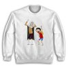 One Piece Luffy And Rayleigh Rick And Morty Parody Sweatshirt