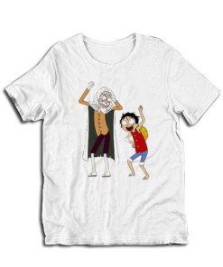 One Piece Luffy And Rayleigh Rick And Morty Parody T-Shirt