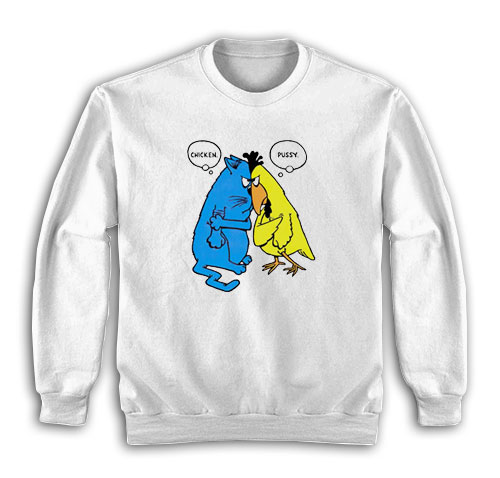 Vintage John Baynham Chicken Pussy Cartoon Sweatshirt